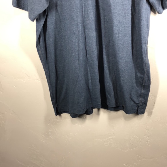 Prana blue organic cotton polo size large - Picture 3 of 10